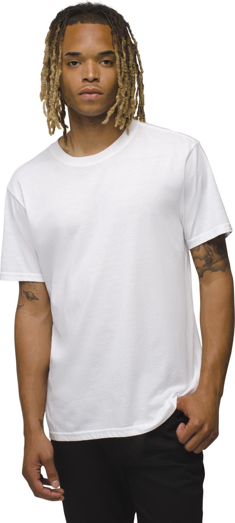 prAna Crew T-Shirt - Mens - White 2