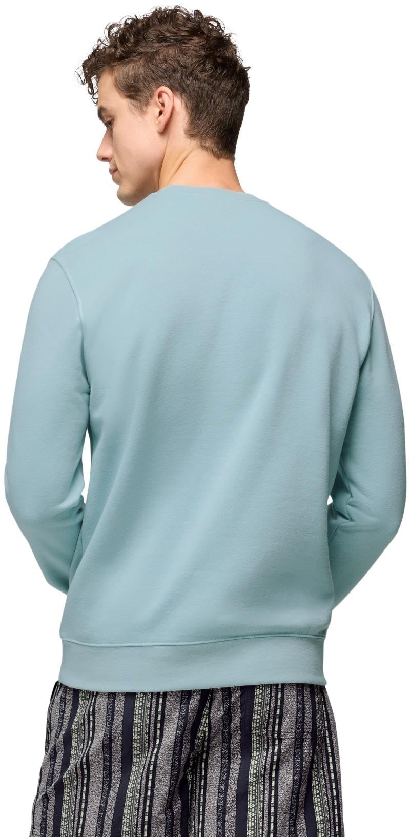 prAna Fleece Crew Sweatshirt - Standard - Mens - saltwater 1