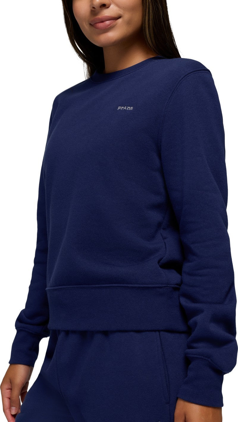prAna Fleece Crew Sweatshirt - Womens - capulet blue 1