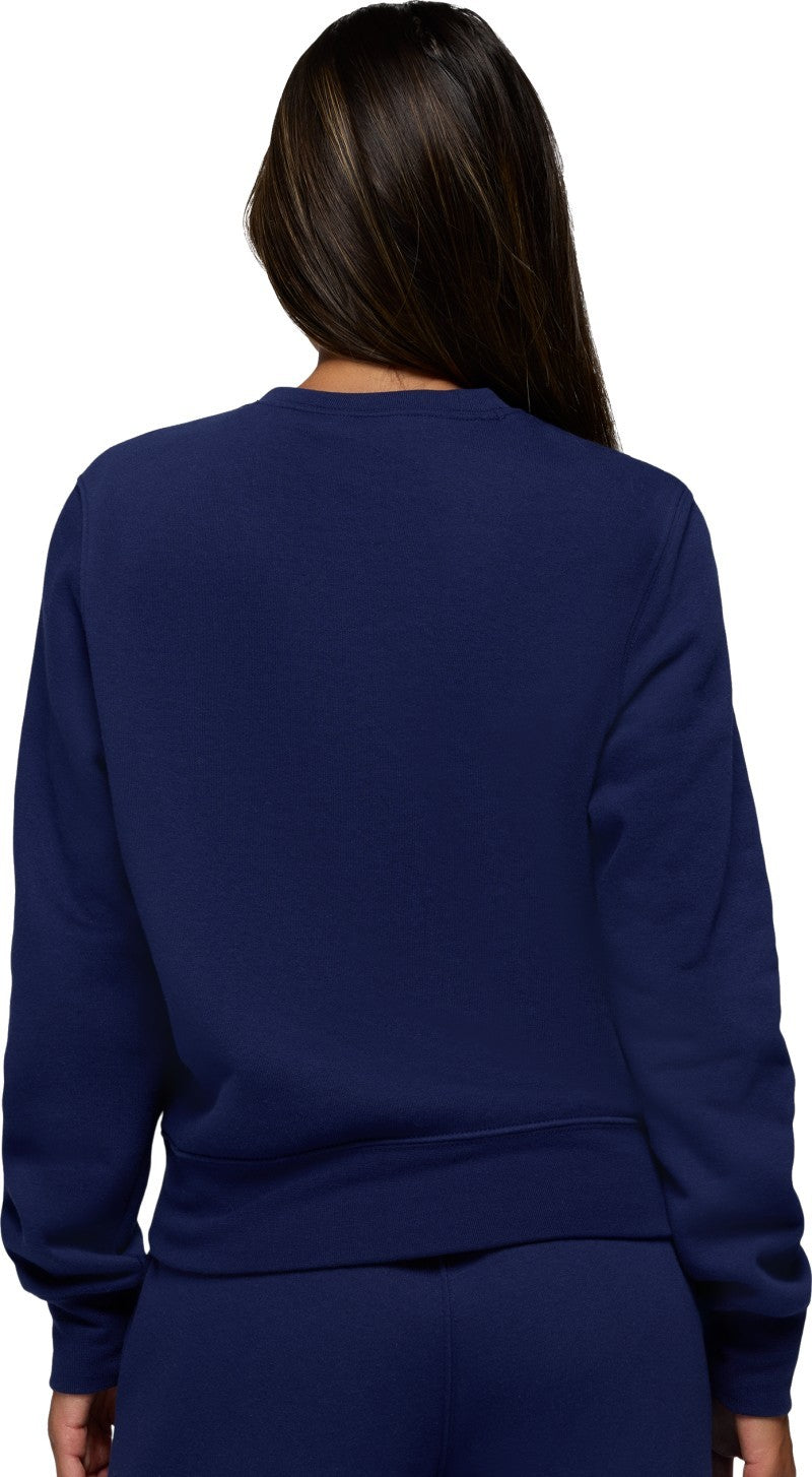 prAna Fleece Crew Sweatshirt - Womens - capulet blue 1