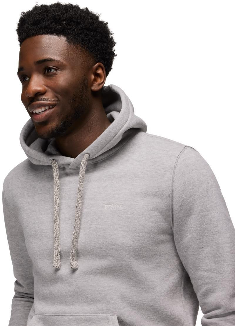 prAna Fleece Hoodie - Standard - Mens - heather grey 1