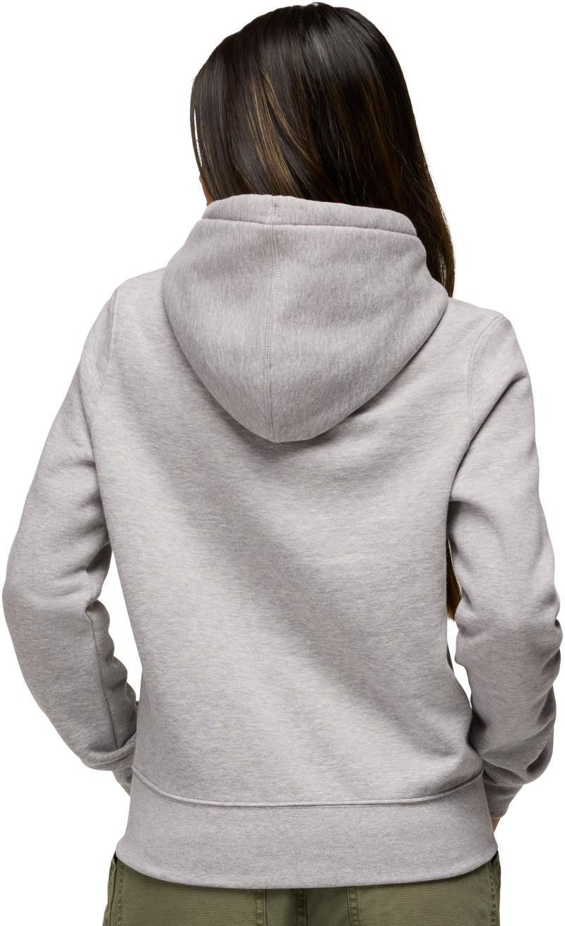 prAna Fleece Hoodie - Womens - heather grey 1