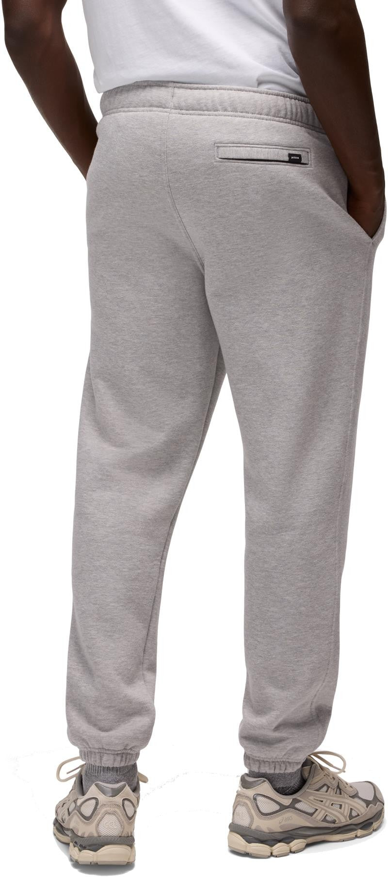 prAna Fleece Sweatpants - Mens - heather grey 1
