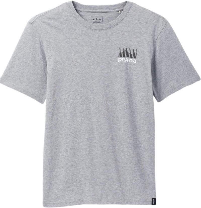 prAna Graphic SS Tee - Mens - Medium Heather Grey 1