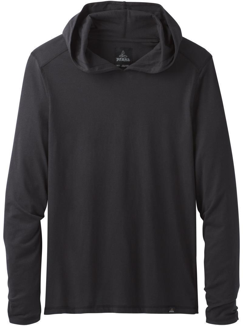 prAna Hooded LS T-Shirt - Mens - Black 1