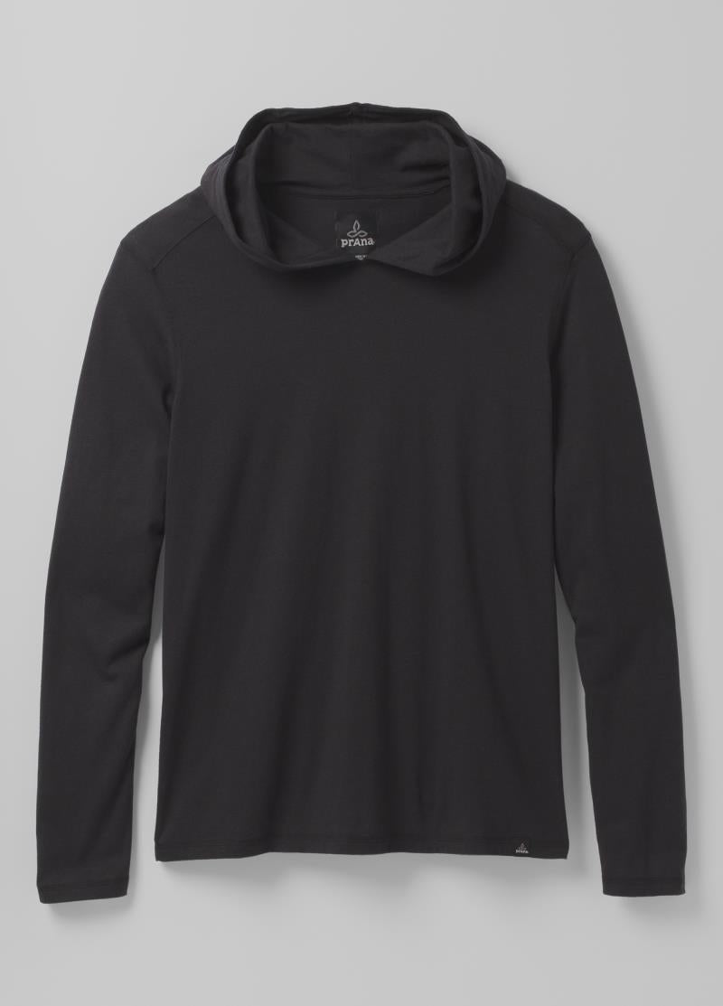 prAna Hooded T-Shirt - Mens - black 1