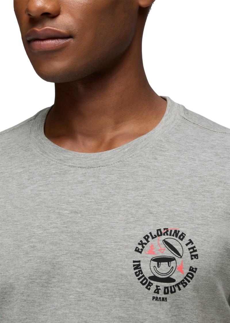 prAna Inward Journey SS Tee - Mens - heather grey 1