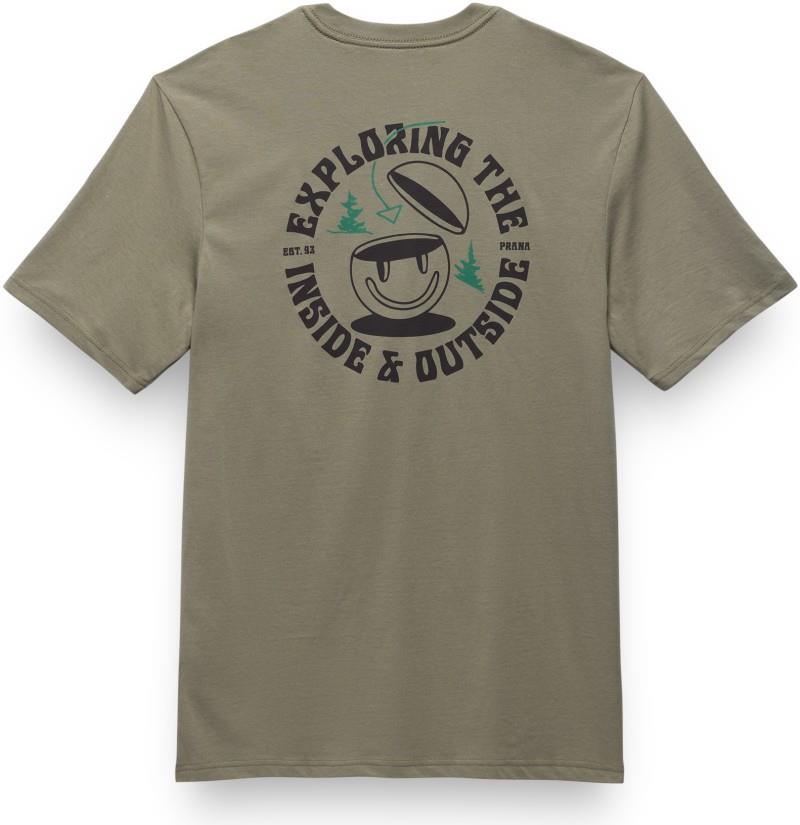 prAna Inward Journey SS Tee - Mens - sage 1