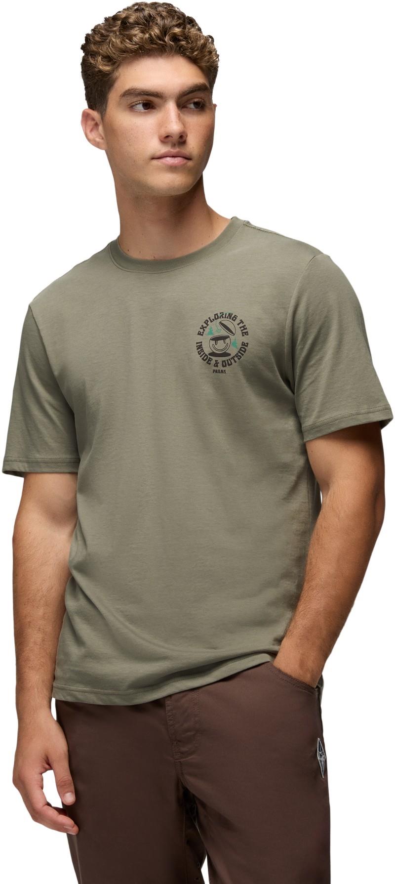 prAna Inward Journey SS Tee - Mens - sage 1