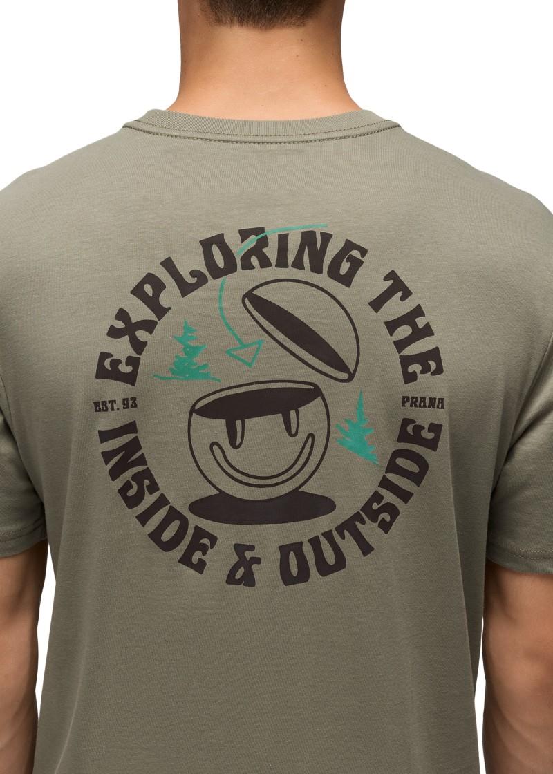 prAna Inward Journey SS Tee - Mens - sage 1