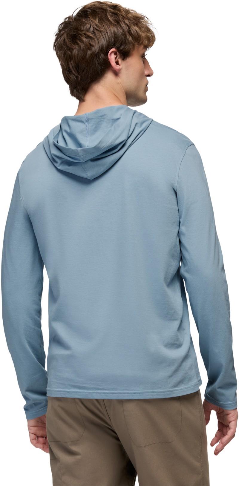 prAna LS Hooded Tee - Mens - glacier skies 1