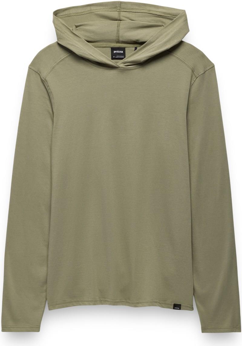 prAna LS Hooded Tee - Mens - sage 1