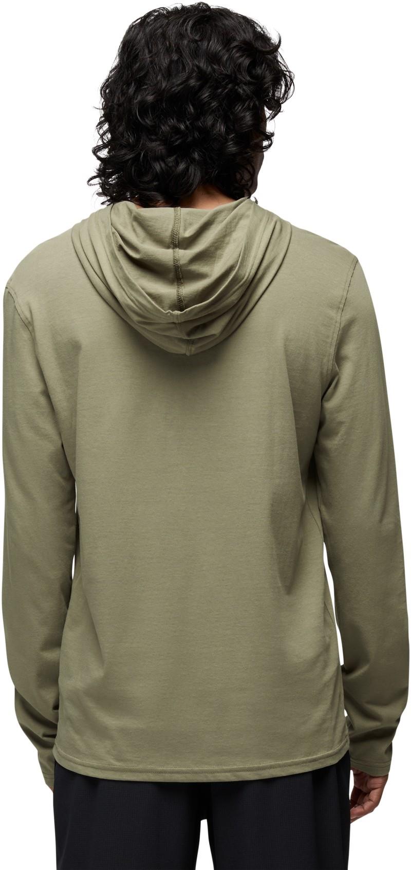 prAna LS Hooded Tee - Mens - sage 1