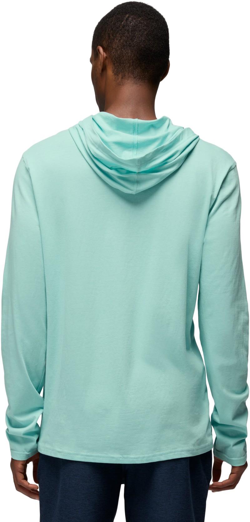 prAna LS Hooded Tee - Mens - sea glass 1