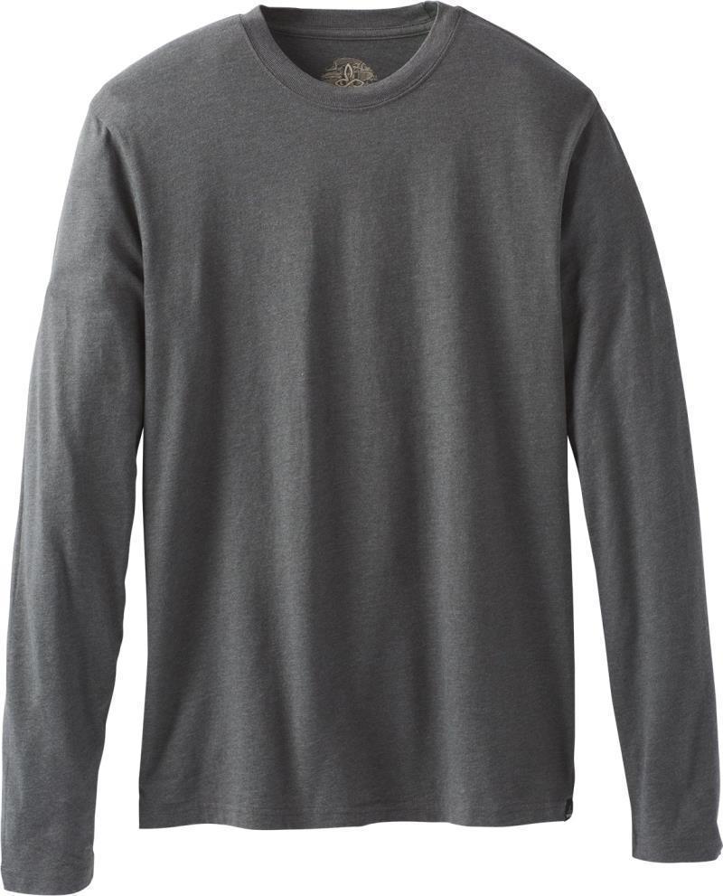 prAna LS T-Shirt - Mens - Charcoal Heather 1