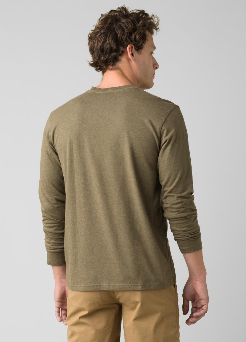 prAna LS T-Shirt - Mens - Slate Green Heather 3