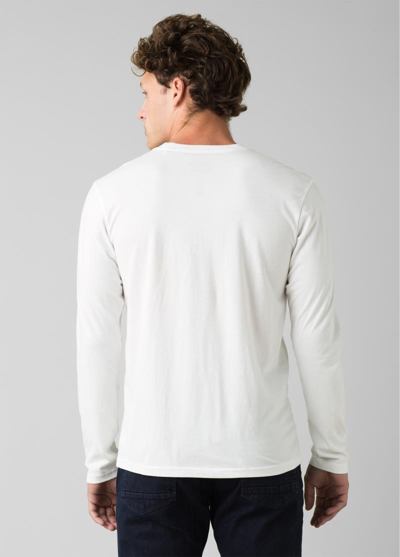prAna LS T-Shirt - Mens - White 3