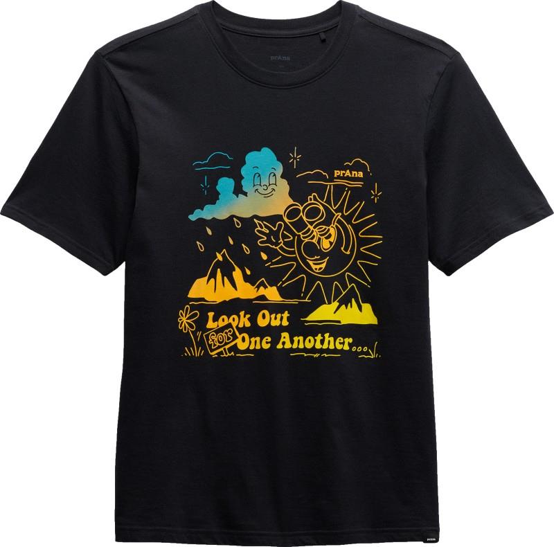 prAna Lifeworks SS Tee - Mens - black 1
