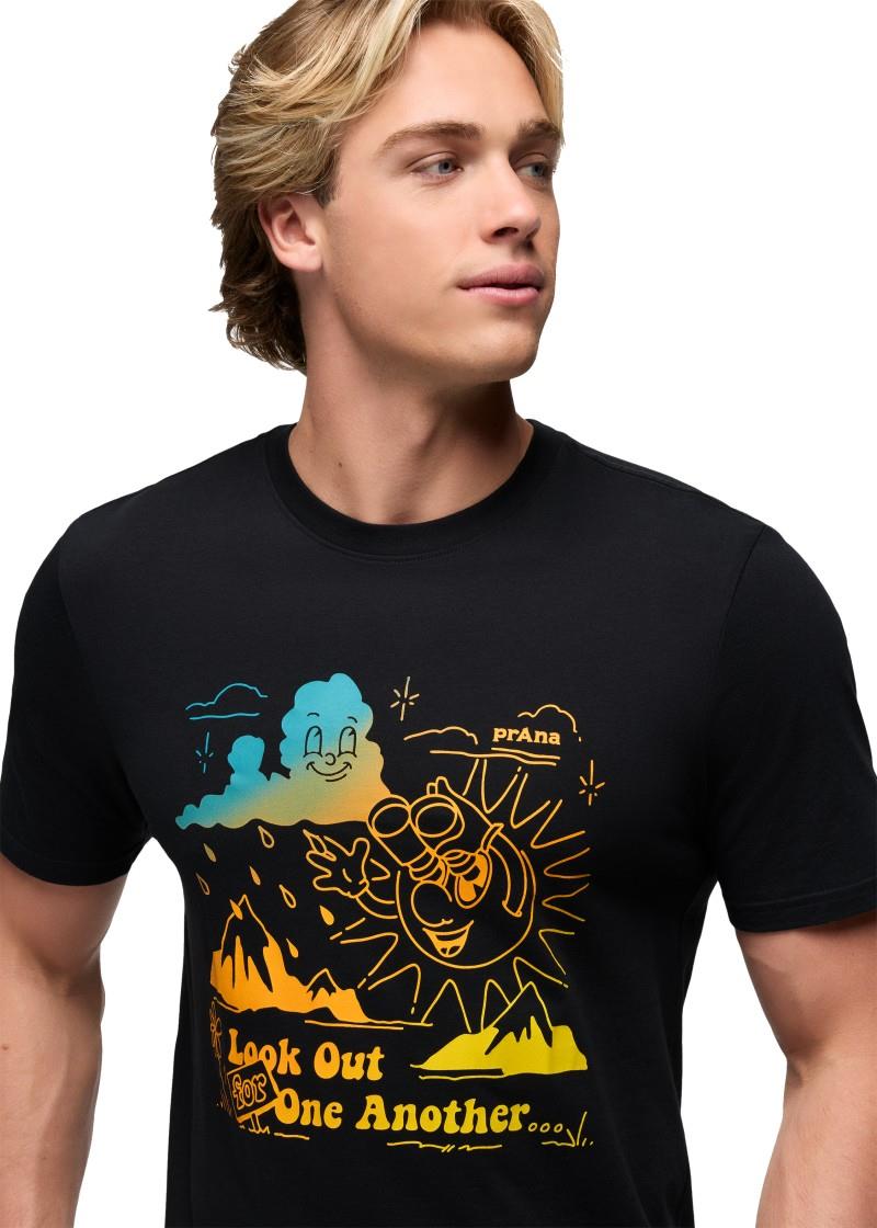 prAna Lifeworks SS Tee - Mens - black 1