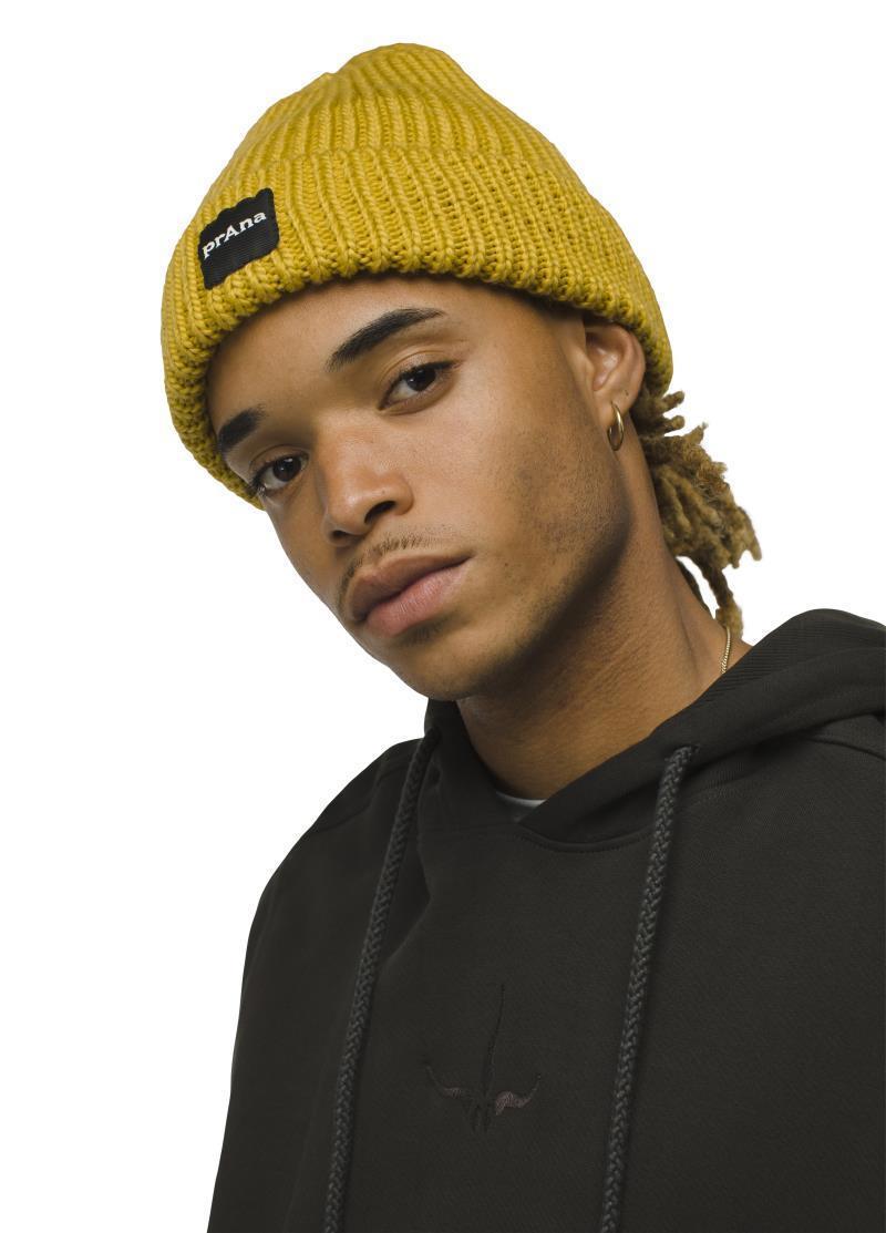 prAna Logo Beanie - Citron 2