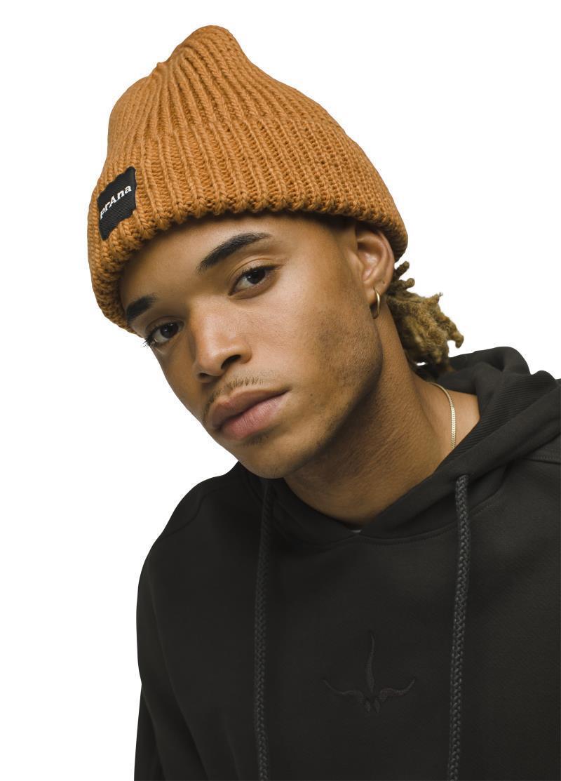 prAna Logo Beanie - Pecan Pie 1
