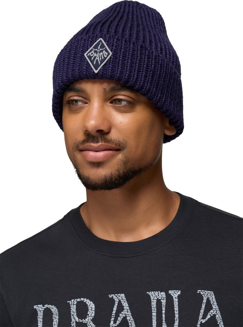 prAna Logo Beanie - capulet blue 1