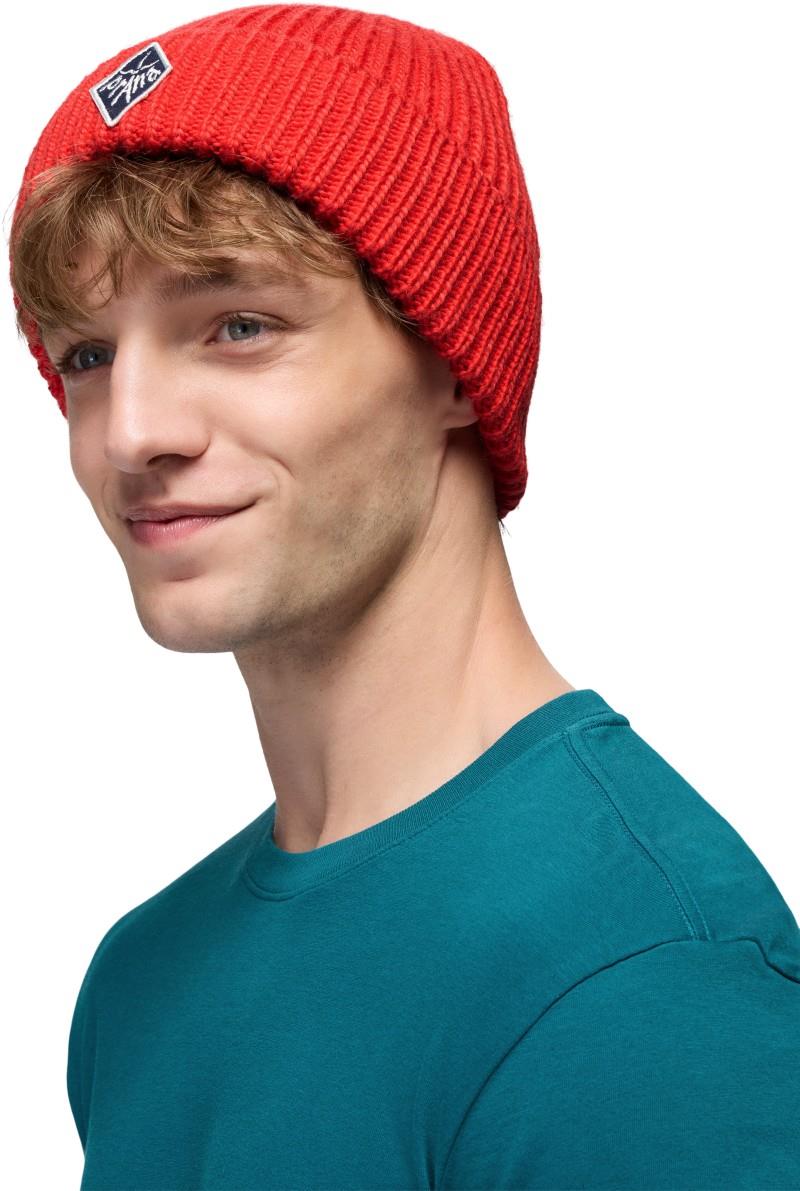 prAna Logo Beanie - pikes red 1