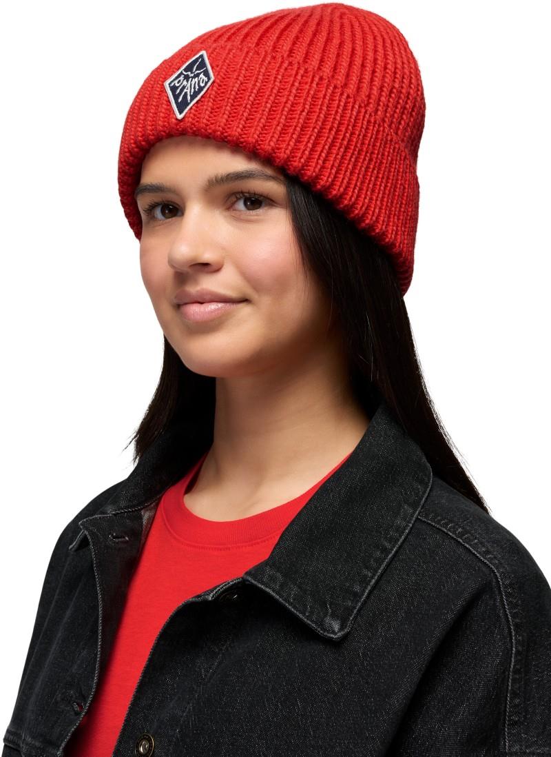 prAna Logo Beanie - pikes red 1