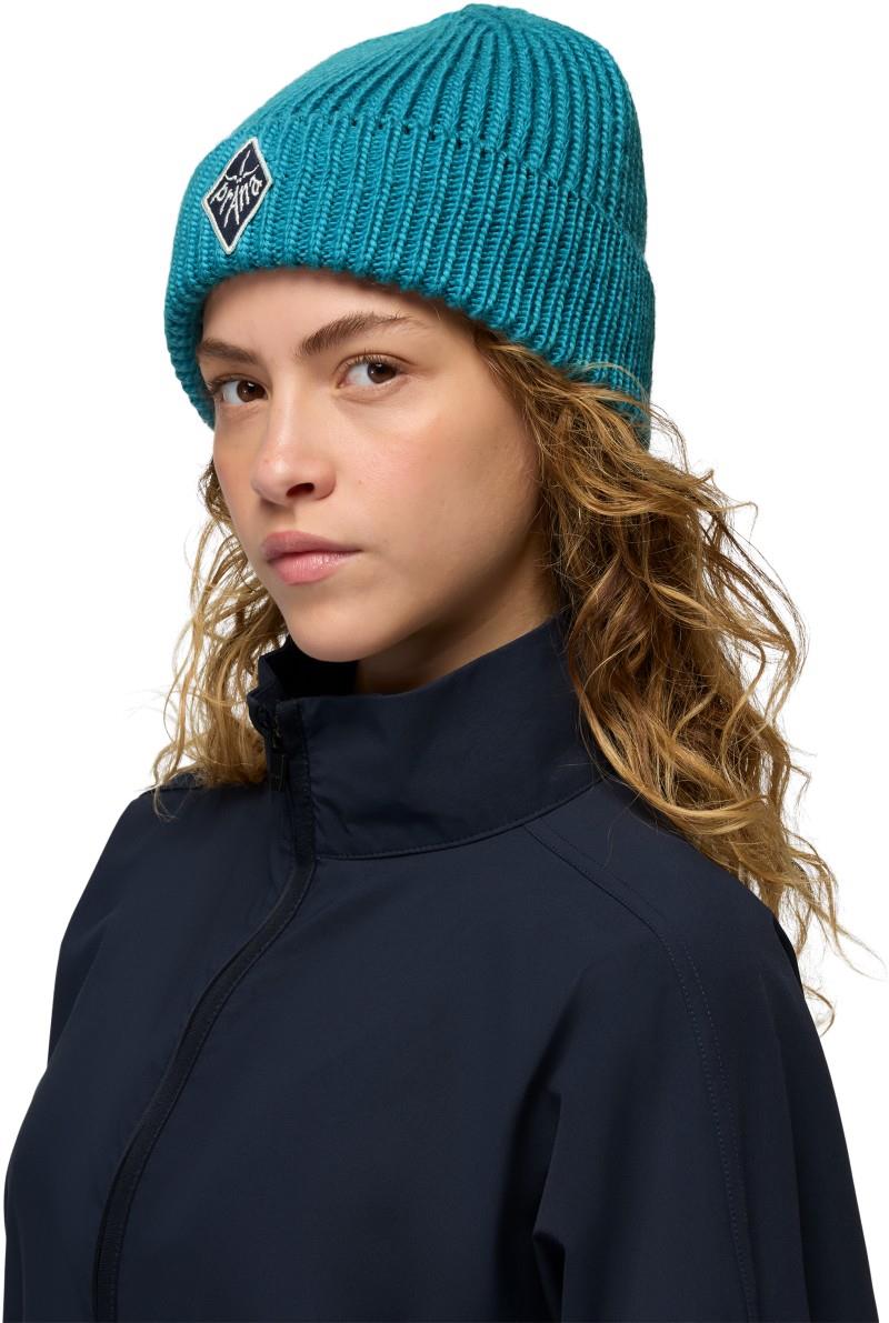 prAna Logo Beanie - tidal 1