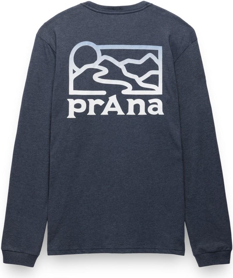 prAna Moment Valley LS Tee - Mens - nautical heather 1