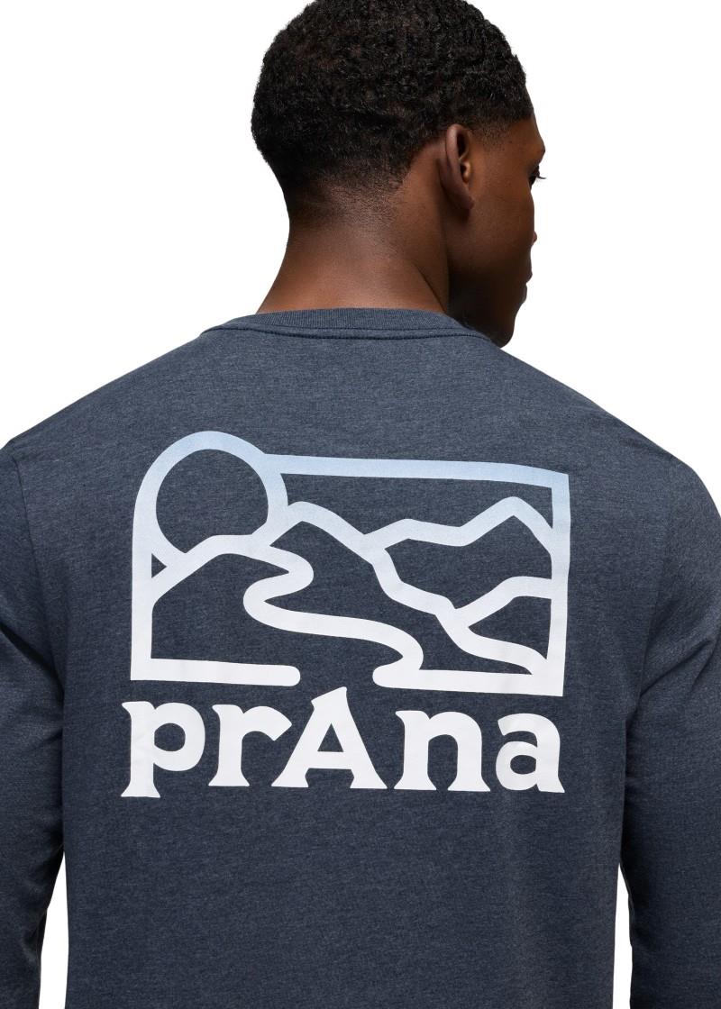 prAna Moment Valley LS Tee - Mens - nautical heather 1