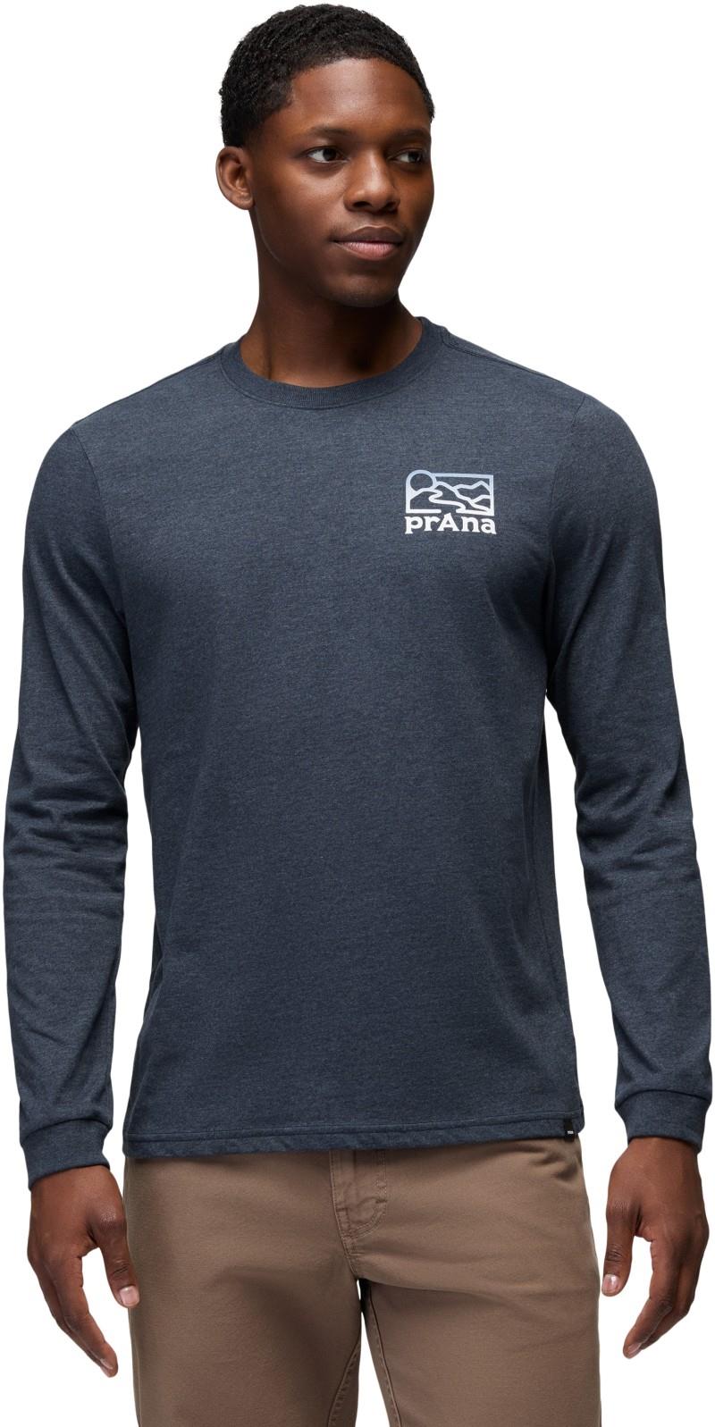 prAna Moment Valley LS Tee - Mens - nautical heather 1