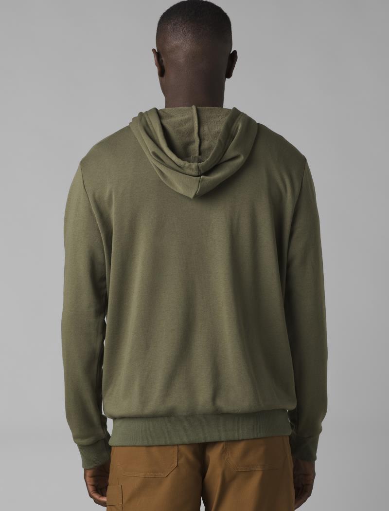 prAna Patch Hoodie - Mens - rye green 1