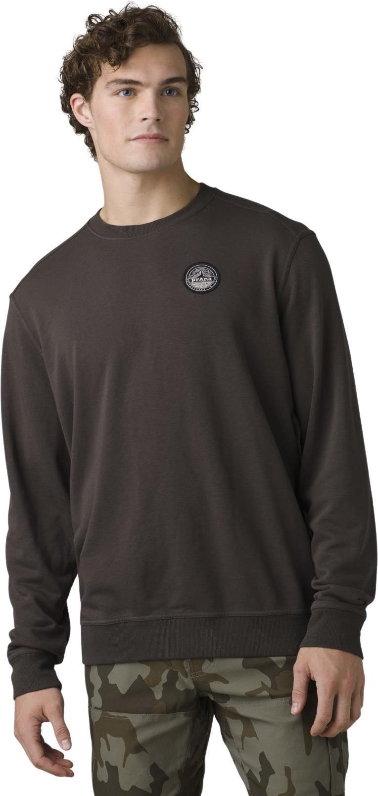 prAna Patch Pullover Crew - Mens - dark iron 1