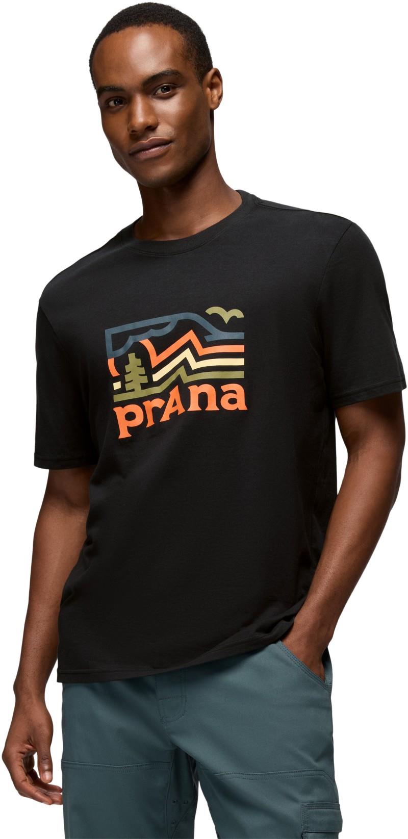 prAna Peak Path SS Tee - Mens - black 1