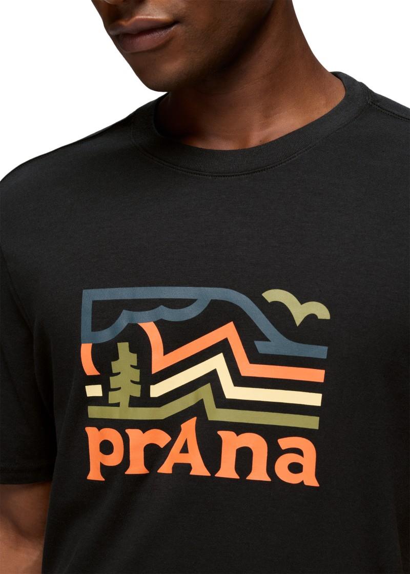 prAna Peak Path SS Tee - Mens - black 1