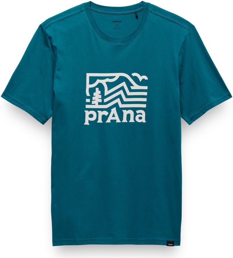 prAna Peak Path SS Tee - Mens - blue coral 1