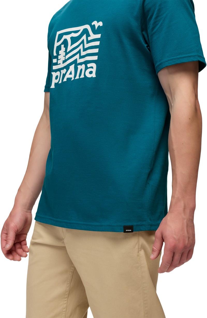 prAna Peak Path SS Tee - Mens - blue coral 1
