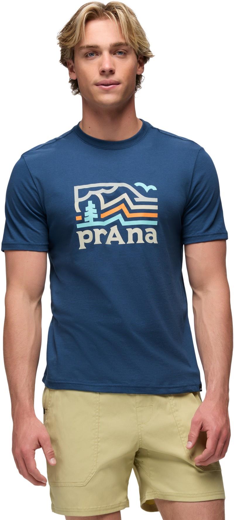 prAna Peak Path SS Tee - Mens - bluff blue 1
