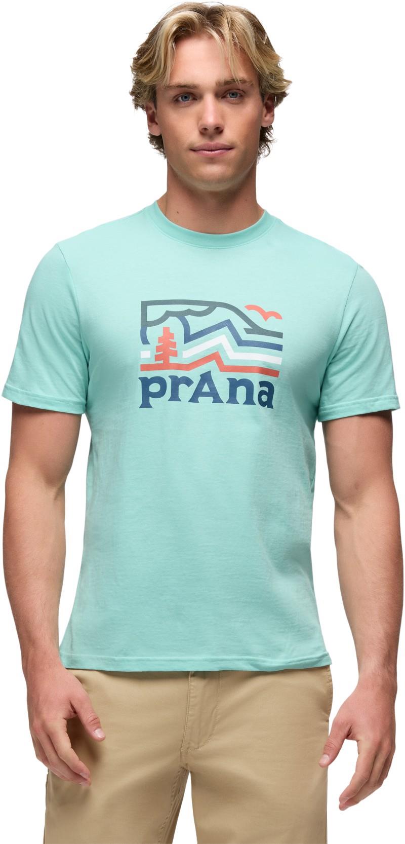 prAna Peak Path SS Tee - Mens - sea glass 1