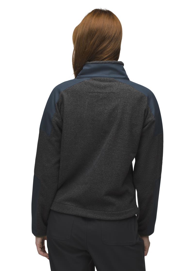 prAna Peak Snap Up Fleece - Womens - Charcoal / Stormy Night 3