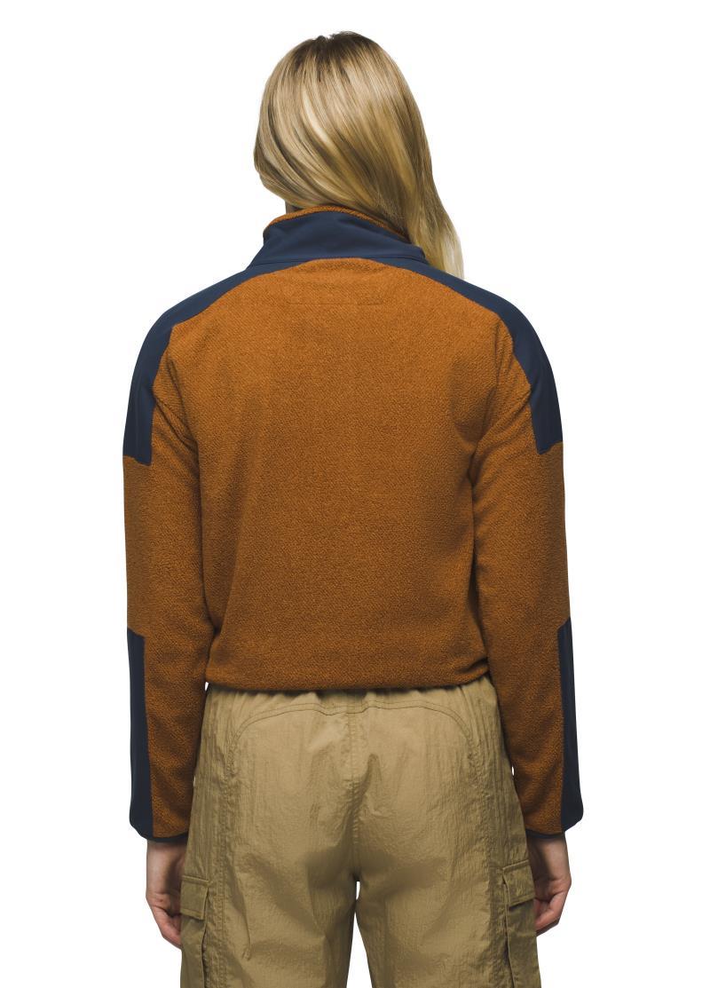 prAna Peak Snap Up Fleece - Womens - Clay 3
