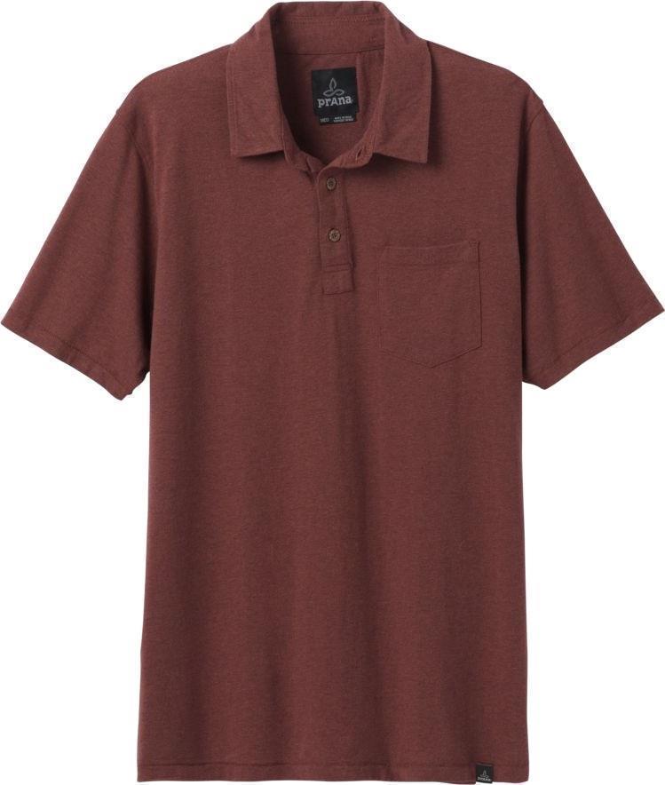 prAna Polo - Tall - Mens - Maple Heather 1