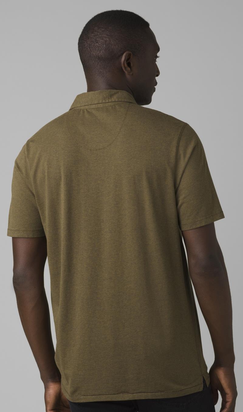 prAna Polo - Tall - Mens - Peat Heather 3