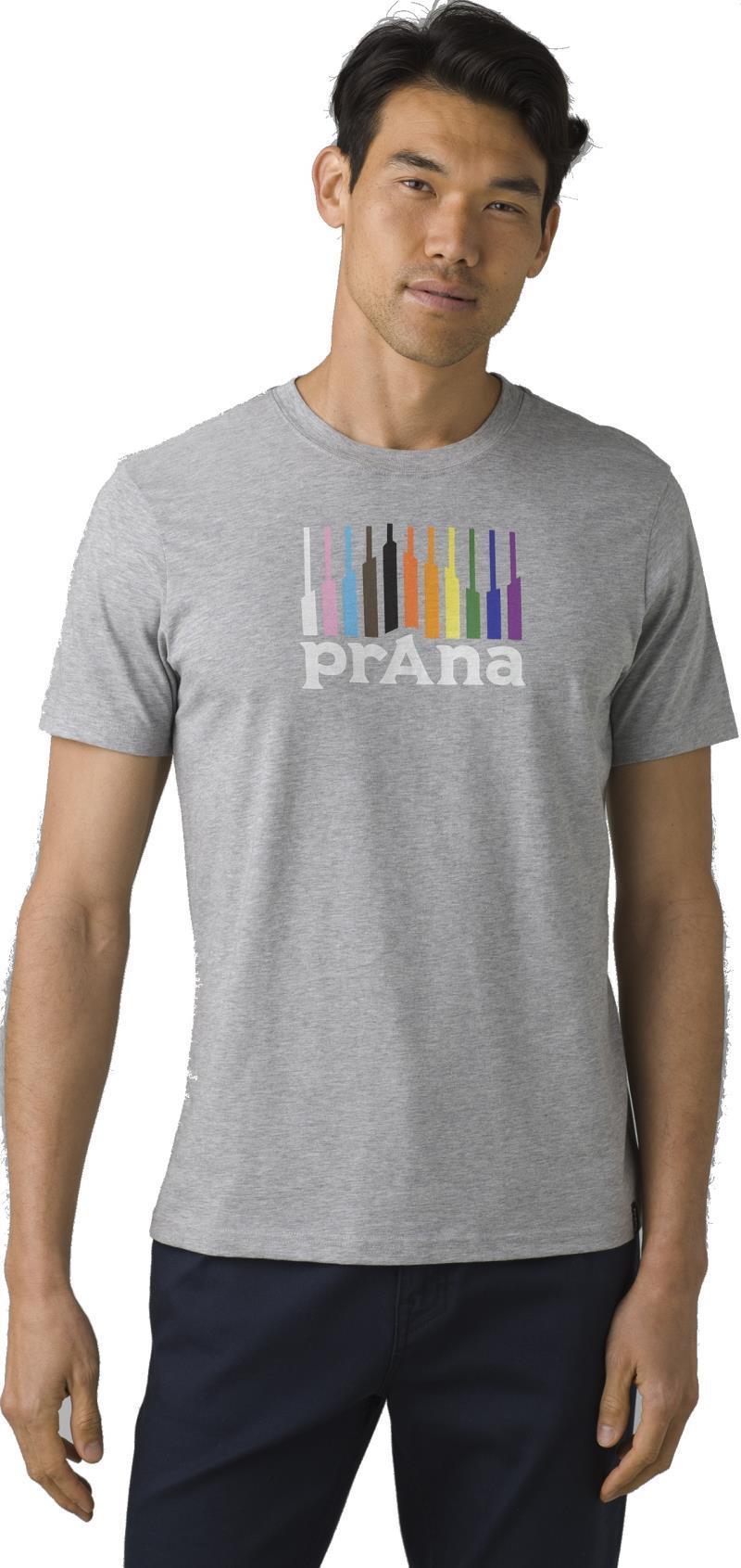 prAna Pride Mountain SS Tee - Mens - medium heather grey 1