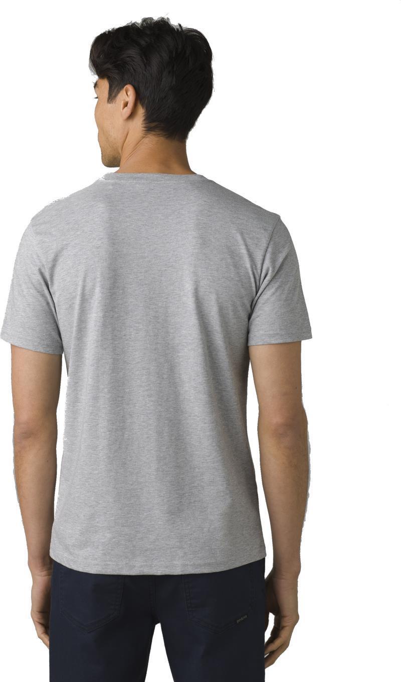 prAna Pride Mountain SS Tee - Mens - medium heather grey 1