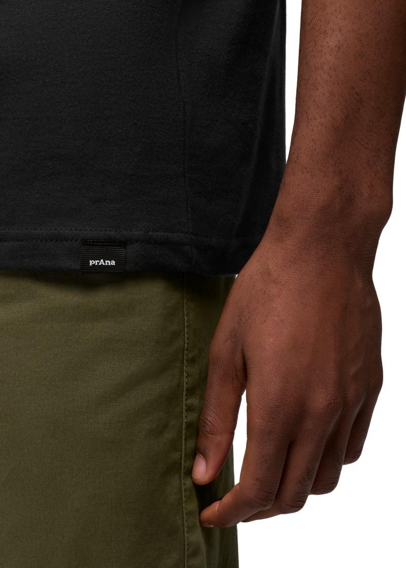 prAna SS Tee - Mens - black 1