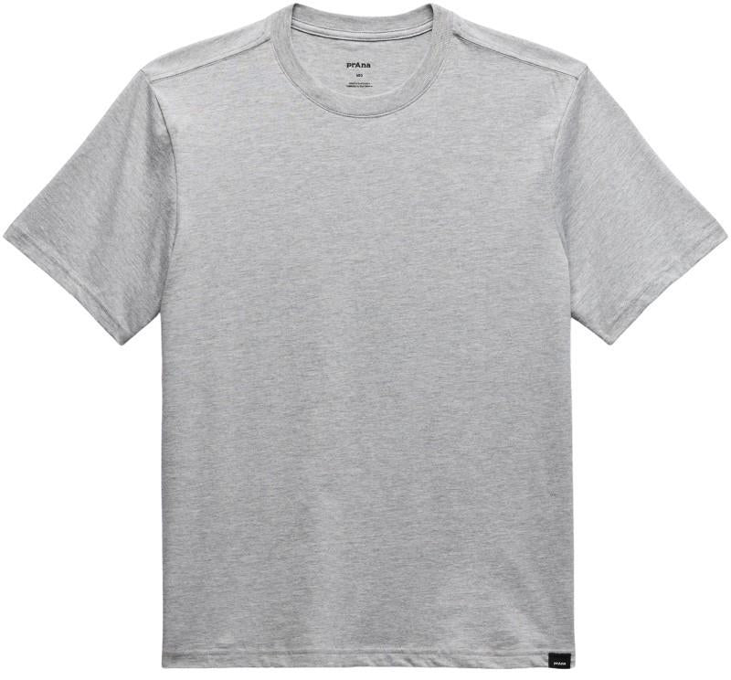 prAna SS Tee - Mens - heather grey 1