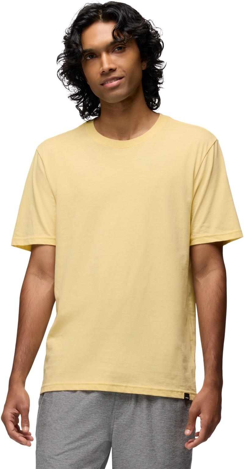 prAna SS Tee - Mens - vanilla bean 1