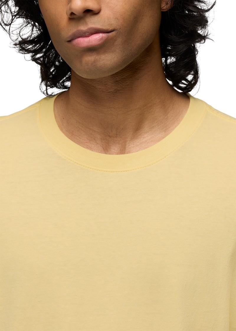 prAna SS Tee - Mens - vanilla bean 1